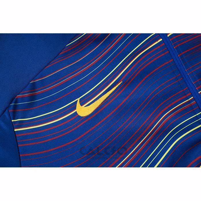 Tuta da Track di Felpa FC Barcellona Bambino 2025-2026 Blu Giallo